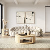 Jacobson Modern Natural Acacia End Table