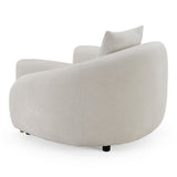 Yorba Modern Beige Fabric Accent Chair