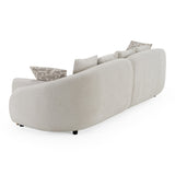 Yorba Modern Beige Fabric Sofa