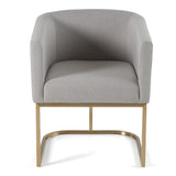 Yukon Modern Light Grey Fabric Dining Chair