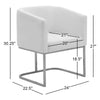 Yukon Modern Black Velvet & Gold Dining Chair