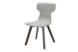 Zach Modern Grey Eco-Leather Dining Chair (Set of 2)