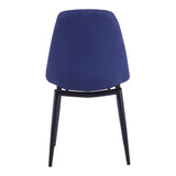 Zella Modern Blue Dining Chair (Set of 2)