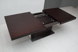 Zenith Modern Red Oak Extendable Dining Table