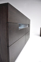 Zenith Modern Red Oak Extendable Dining Table
