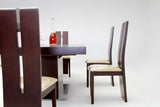 Zenith Modern Red Oak Extendable Dining Table
